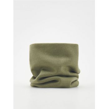 Reserved - Eșarfă circulară din jerseu cu adaos de viscoză - verde-pal