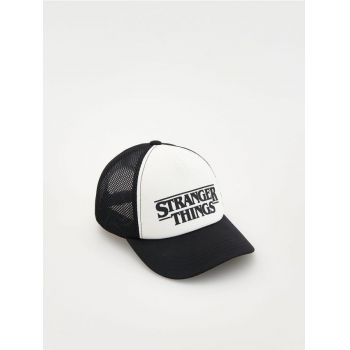 Reserved - Șapcă cu cozoroc Stranger Things - negru