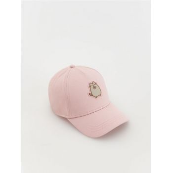 Reserved - Șapcă Pusheen - roz-pudră