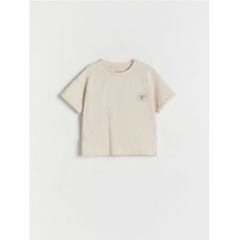 Reserved - BOYS` T-SHIRT - nude