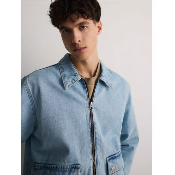 Reserved - Jachetă din denim - albastru ieftina