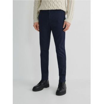 Reserved - Pantaloni chino slim fit - bleumarin de firma originali