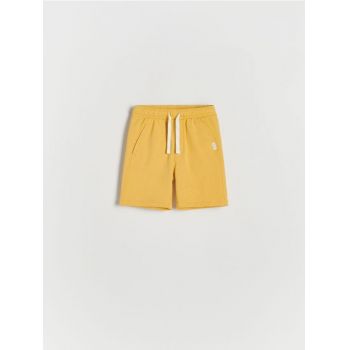 Reserved - Pantaloni scurți bermude - galben-pal