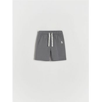 Reserved - Pantaloni scurți bermude - gri-închis ieftini
