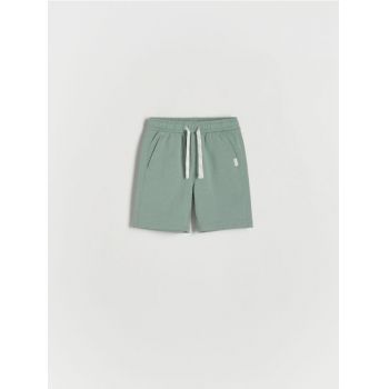 Reserved - Pantaloni scurți bermude - verde-pal