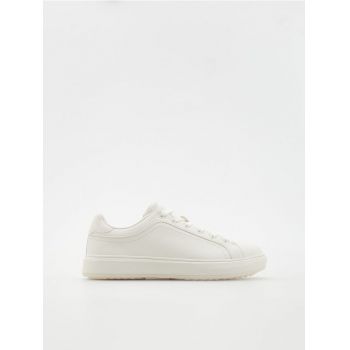 Reserved - Pantofi sport din piele ecologică - alb