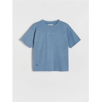 Reserved - Tricou cu broderie - albastru