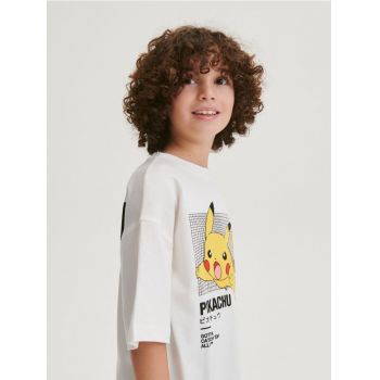 Reserved - Tricou Pokémon - crem ieftin