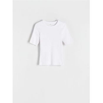 Reserved - Tricou slim fit - alb