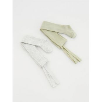 Reserved - BABIES` TIGHTS MULTI - gri deschis