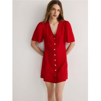 Reserved - LADIES` DRESS - roșu