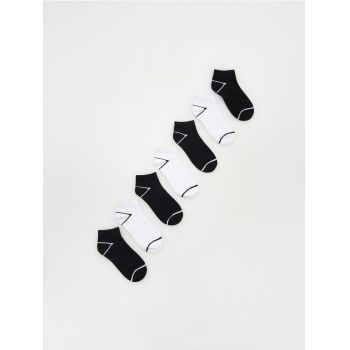 Reserved - Set de 7 perechi de șosete - negru ieftina