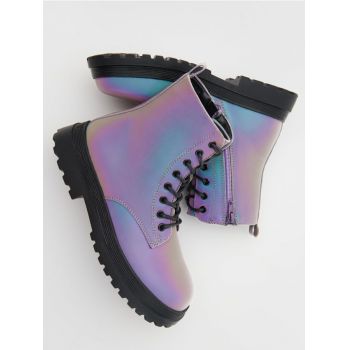 Reserved - GIRLS` ANKLE BOOTS - bleumarin