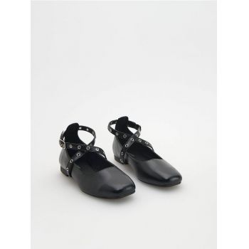 Reserved - GIRLS` BALLERINAS - negru