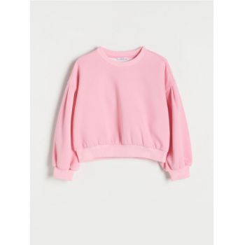 Reserved - Bluză ștanțată - roz-aprins de firma original