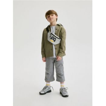 Reserved - BOYS` TROUSERS - gri deschis
