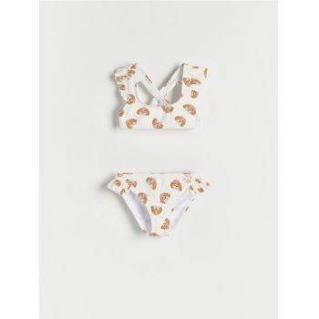 Reserved - GIRLS` SWIMMING SUIT - crem
