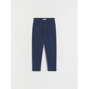 Reserved - Pantaloni chino regular fit - bleumarin