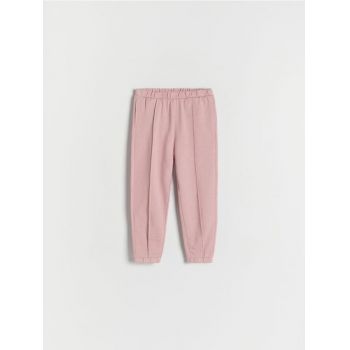Reserved - Pantaloni de trening - roz-pudră