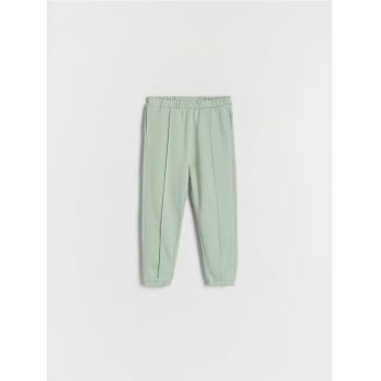 Reserved - Pantaloni de trening - verde-deschis ieftini
