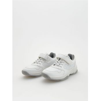 Reserved - Pantofi sport cu prindere cu scai - alb