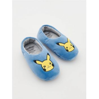 Reserved - Papuci de casă Pokémon - Albastru metalizat