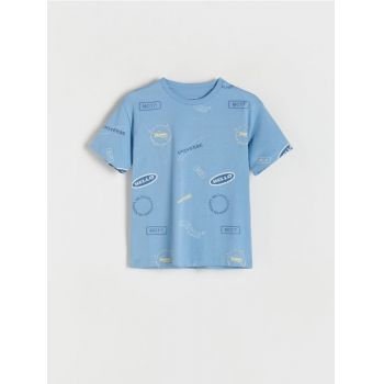 Reserved - T-shirt cu imprimeu - albastru