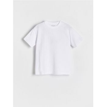 Reserved - Tricou oversized din bumbac - alb