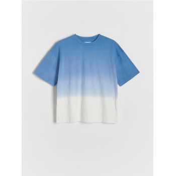 Reserved - Tricou oversized din bumbac - bleumarin