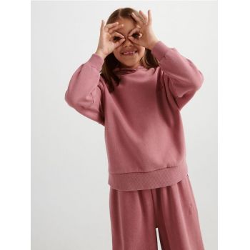 Reserved - Bluză cu glugă - roz-pudră de firma original