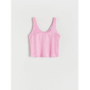 Reserved - Bluză din viscoză - roz ieftini