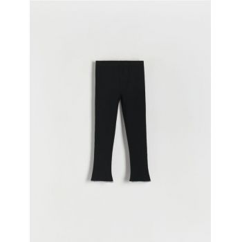 Reserved - Pantaloni flare - negru
