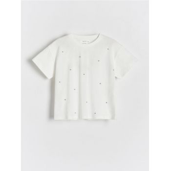 Reserved - Tricou cu aplicație - alb