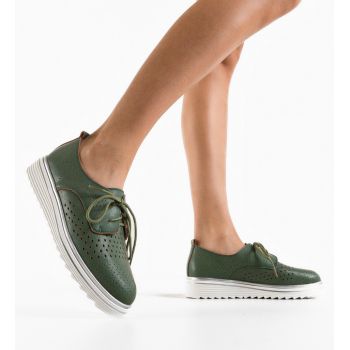 Pantofi Casual dama Tone Verzi