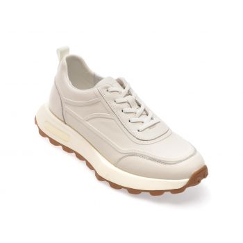 Pantofi casual GRYXX albi, 655, din piele naturala la reducere