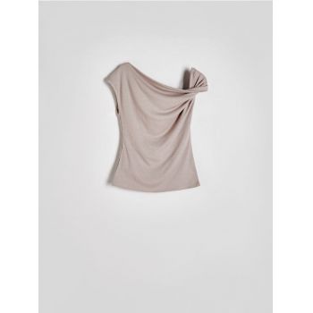 Reserved - LADIES` BLOUSE - gri deschis