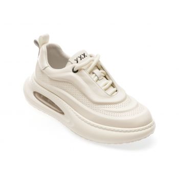 Pantofi casual GRYXX albi, 8822, din piele naturala la reducere
