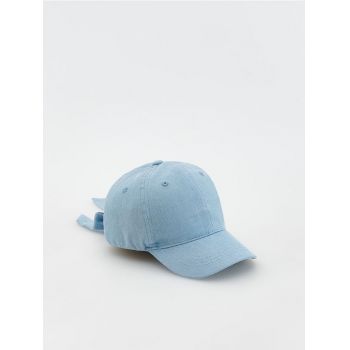 Reserved - Șapcă de baseball cu fundiță - albastru-pal