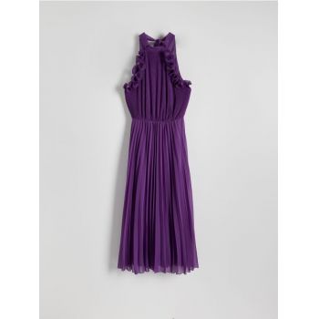 Reserved - LADIES` DRESS - violet