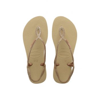 Havaianas sandale LUNA PREMIUM II femei, culoarea bej 4146130.0154