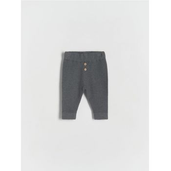 Reserved - Pantaloni din bumbac - gri-închis de firma original