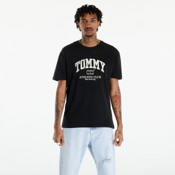 Tommy Jeans Varsity Logo T-Shirt Black