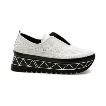 Pantofi casual GRYXX albi, 210YZ19, din piele naturala