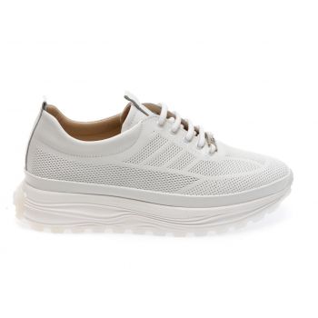 Pantofi casual GRYXX albi, 251276, din piele naturala