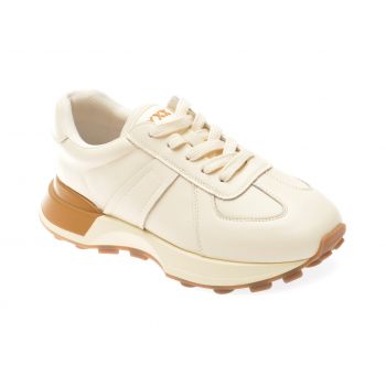 Pantofi casual GRYXX albi, 919002, din piele naturala la reducere