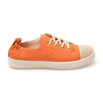 Pantofi casual GRYXX portocalii, 23812, din material textil
