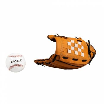 Manusa baseball cu minge inclusa Van Der Meulen SportX de firma originala