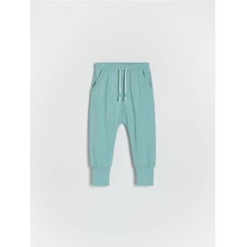 Reserved - BABIES` TROUSERS - verde-mentă ieftini