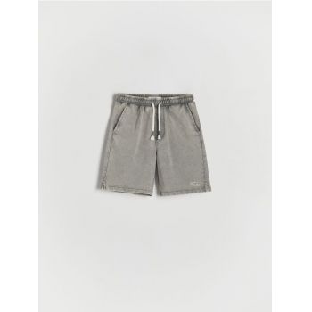 Reserved - BOYS` SHORTS - gri-închis