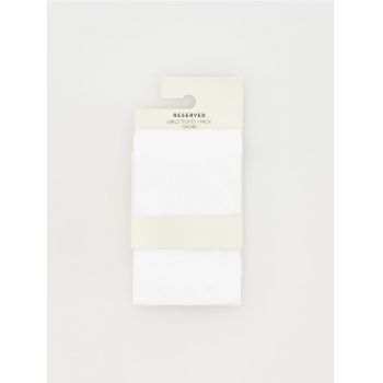 Reserved - Ciorapi albi de 40 den - alb de firma originali